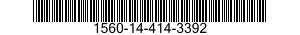 1560-14-414-3392 SUPPORT,STRUCTURAL COMPONENT,AIRCRAFT 1560144143392 144143392