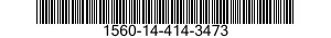 1560-14-414-3473 PLATE,STRUCTURAL,AIRCRAFT 1560144143473 144143473