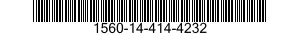 1560-14-414-4232 SUPPORT,STRUCTURAL COMPONENT,AIRCRAFT 1560144144232 144144232