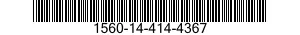 1560-14-414-4367 SUPPORT,STRUCTURAL COMPONENT,AIRCRAFT 1560144144367 144144367