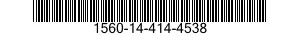 1560-14-414-4538 SUPPORT,STRUCTURAL COMPONENT,AIRCRAFT 1560144144538 144144538