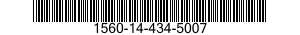 1560-14-434-5007 SUPPORT,STRUCTURAL COMPONENT,AIRCRAFT 1560144345007 144345007