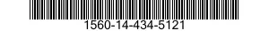 1560-14-434-5121 SUPPORT,STRUCTURAL COMPONENT,AIRCRAFT 1560144345121 144345121