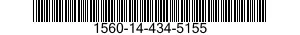 1560-14-434-5155 SUPPORT,STRUCTURAL COMPONENT,AIRCRAFT 1560144345155 144345155