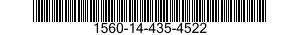 1560-14-435-4522 SUPPORT,STRUCTURAL COMPONENT,AIRCRAFT 1560144354522 144354522