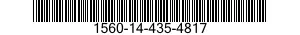 1560-14-435-4817 SUPPORT,STRUCTURAL COMPONENT,AIRCRAFT 1560144354817 144354817