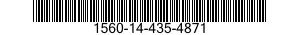 1560-14-435-4871 SUPPORT,STRUCTURAL COMPONENT,AIRCRAFT 1560144354871 144354871