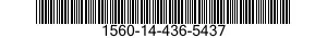 1560-14-436-5437 SUPPORT,STRUCTURAL COMPONENT,AIRCRAFT 1560144365437 144365437