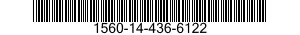 1560-14-436-6122 SUPPORT,STRUCTURAL COMPONENT,AIRCRAFT 1560144366122 144366122