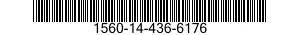 1560-14-436-6176 SUPPORT,STRUCTURAL COMPONENT,AIRCRAFT 1560144366176 144366176