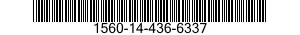 1560-14-436-6337 SUPPORT,STRUCTURAL COMPONENT,AIRCRAFT 1560144366337 144366337