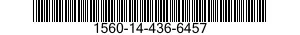 1560-14-436-6457 SUPPORT,STRUCTURAL COMPONENT,AIRCRAFT 1560144366457 144366457