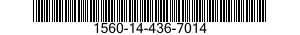 1560-14-436-7014 CHANNEL,AIRCRAFT 1560144367014 144367014