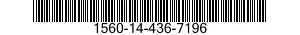 1560-14-436-7196 SUPPORT,STRUCTURAL COMPONENT,AIRCRAFT 1560144367196 144367196
