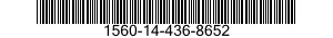 1560-14-436-8652 SUPPORT,STRUCTURAL COMPONENT,AIRCRAFT 1560144368652 144368652