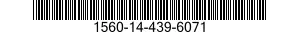 1560-14-439-6071 PLATE,STRUCTURAL,AIRCRAFT 1560144396071 144396071