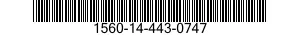 1560-14-443-0747 SUPPORT,STRUCTURAL COMPONENT,AIRCRAFT 1560144430747 144430747