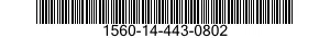 1560-14-443-0802 SUPPORT,STRUCTURAL COMPONENT,AIRCRAFT 1560144430802 144430802
