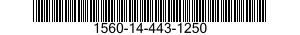 1560-14-443-1250 CHANNEL,AIRCRAFT 1560144431250 144431250