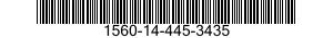 1560-14-445-3435 PANEL,STRUCTURAL,AIRFRAME 1560144453435 144453435