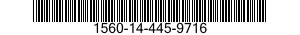 1560-14-445-9716 PYLON,AIRCRAFT 1560144459716 144459716