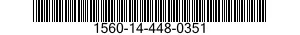 1560-14-448-0351 SUPPORT,STRUCTURAL COMPONENT,AIRCRAFT 1560144480351 144480351