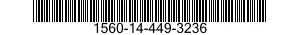 1560-14-449-3236 FITTING,STRUCTURAL COMPONENT,AIRCRAFT 1560144493236 144493236