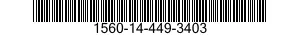 1560-14-449-3403 LEADING EDGE,AIRCRAFT 1560144493403 144493403