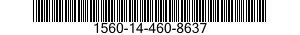 1560-14-460-8637 PLATE,STRUCTURAL,AIRCRAFT 1560144608637 144608637