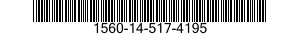 1560-14-517-4195 WEB,STRUCTURAL COMPONENT,AIRCRAFT 1560145174195 145174195