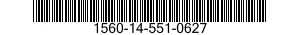 1560-14-551-0627 CHANNEL,AIRCRAFT 1560145510627 145510627