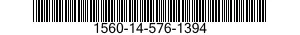 1560-14-576-1394 PATCH,STRUCTURAL COMPONENT,AIRCRAFT 1560145761394 145761394