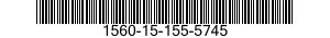 1560-15-155-5745 STIFFENER,AIRCRAFT 1560151555745 151555745