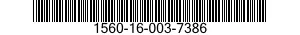 1560-16-003-7386 COVERING,EXTERNAL SURFACE,AIRCRAFT 1560160037386 160037386