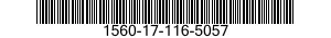 1560-17-116-5057 SUPPORT,STRUCTURAL COMPONENT,AIRCRAFT 1560171165057 171165057