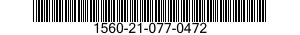 1560-21-077-0472 PLATE,IDENTIFICATION 1560210770472 210770472