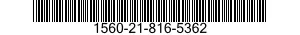 1560-21-816-5362  1560218165362 218165362