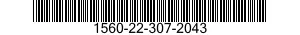 1560-22-307-2043 BRACKET,ENGINE ACCESSORY 1560223072043 223072043