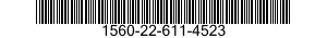 1560-22-611-4523 PLATE,STRUCTURAL,AIRCRAFT 1560226114523 226114523