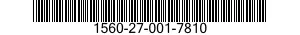 1560-27-001-7810 RAIL,AIRFRAME,AIRCRAFT 1560270017810 270017810
