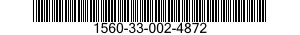 1560-33-002-4872 TAB,TRIM,AILERON 1560330024872 330024872