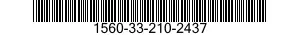 1560-33-210-2437 FITTING,STRUCTURAL COMPONENT,AIRCRAFT 1560332102437 332102437