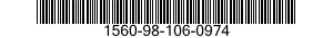 1560-98-106-0974 STRUCTURAL SECTION,SPECIAL SHAPED 1560981060974 981060974