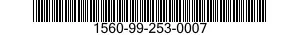 1560-99-253-0007 PLATE,STRUCTURAL,AIRCRAFT 1560992530007 992530007