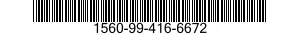 1560-99-416-6672 BRACKET,STRUCTURAL COMPONENT,AIRCRAFT 1560994166672 994166672