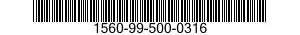 1560-99-500-0316 STABILIZER,HORIZONTAL 1560995000316 995000316