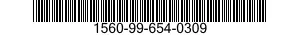 1560-99-654-0309 BRACKET,PIPE SHROUD 1560996540309 996540309