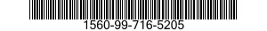 1560-99-716-5205 BRACKET,ANGLE 1560997165205 997165205
