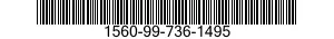 1560-99-736-1495 PLATE,STRUCTURAL,AIRCRAFT 1560997361495 997361495