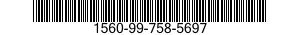 1560-99-758-5697 BRACKET,STRUCTURAL COMPONENT,AIRCRAFT 1560997585697 997585697